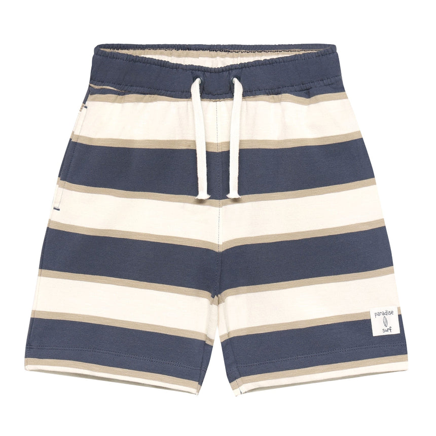 Short Ouatée Rayée 4-10ans-Minymo-Marine-4-AC1-134311-3930-CLÉMENT