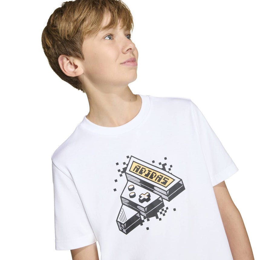 T-shirt Graphic Gaming 8-16ans-Adidas-ADI-KA0531-CLÉMENT