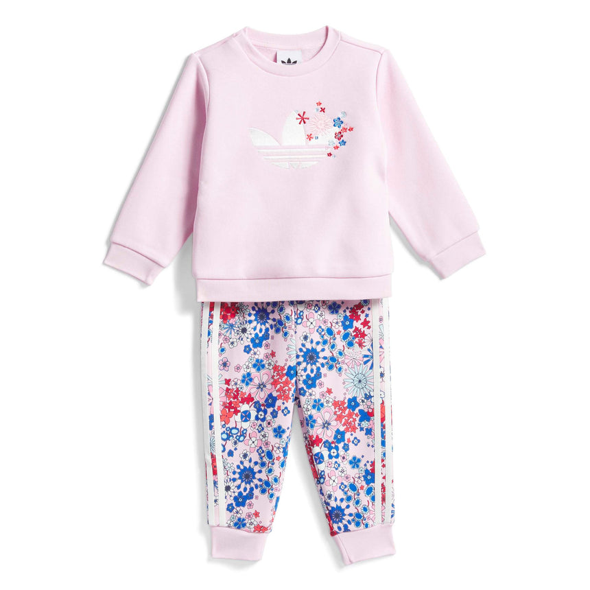 Ensemble Ouaté Fleurs 12-24mois-Adidas-Rose-12 m-ADI-KD1730-CLÉMENT
