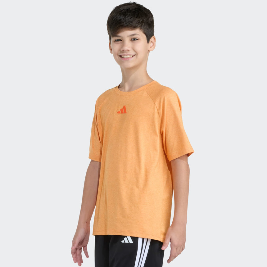 T-shirt Raglan Melange 8-16ans-Adidas-ADI-KK6751-CLÉMENT