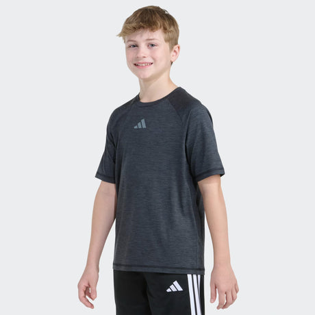 T-shirt Raglan Melange 8-16ans-Adidas-ADI-KK6754-CLÉMENT