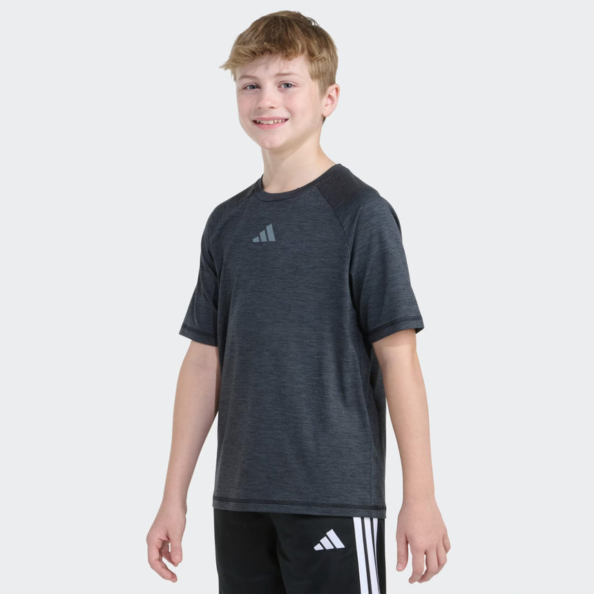 T-shirt Raglan Melange 8-16ans-Adidas-ADI-KK6754-CLÉMENT