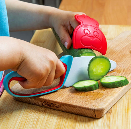 Couteau De Chef - Bleu/Rouge-Chefclub-AUT-2-40318-CLÉMENT