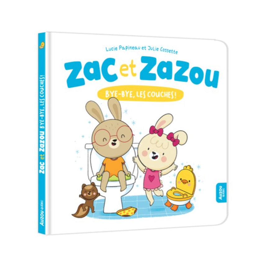 Zac Et Zazou: Bye Bye Les Couches!-Livres Enfant (51V)-Auzou-CLÉMENT