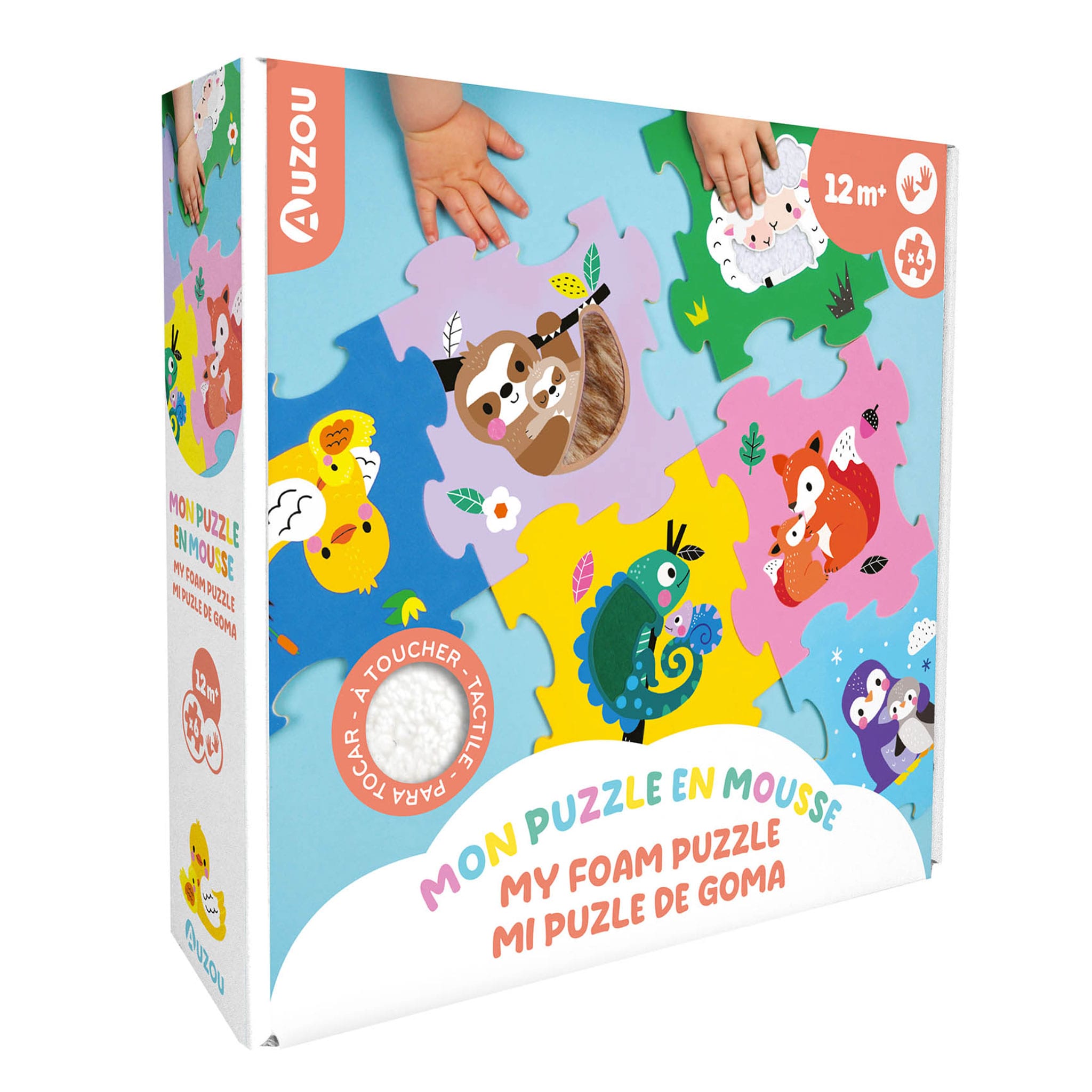 Mon Puzzle En Mousse À Toucher - Auzou – CLÉMENT