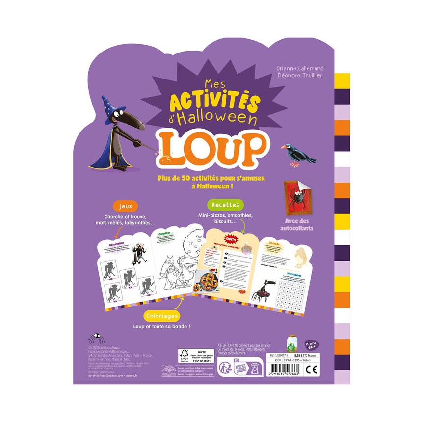 Loup - Mes Activités d'Halloween-Auzou-AUZ-791039577663-CLÉMENT