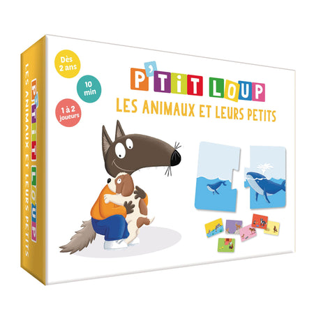 P'tit jeu P'tit Loup - Les animaux et leurs petits-Auzou-AUZ-791039580120-CLÉMENT