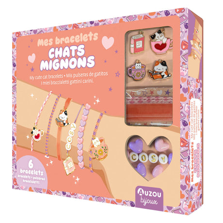 Mes jolis bijoux - Mes bracelets chats mignons-Auzou-AUZ-791039581868-CLÉMENT