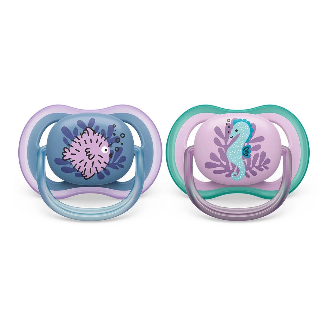 ティート　JUMBO FISH PACIFIER Suce Ultra Air 6-18 mois Poisson-globe / Hippocampe (2) - Philips
