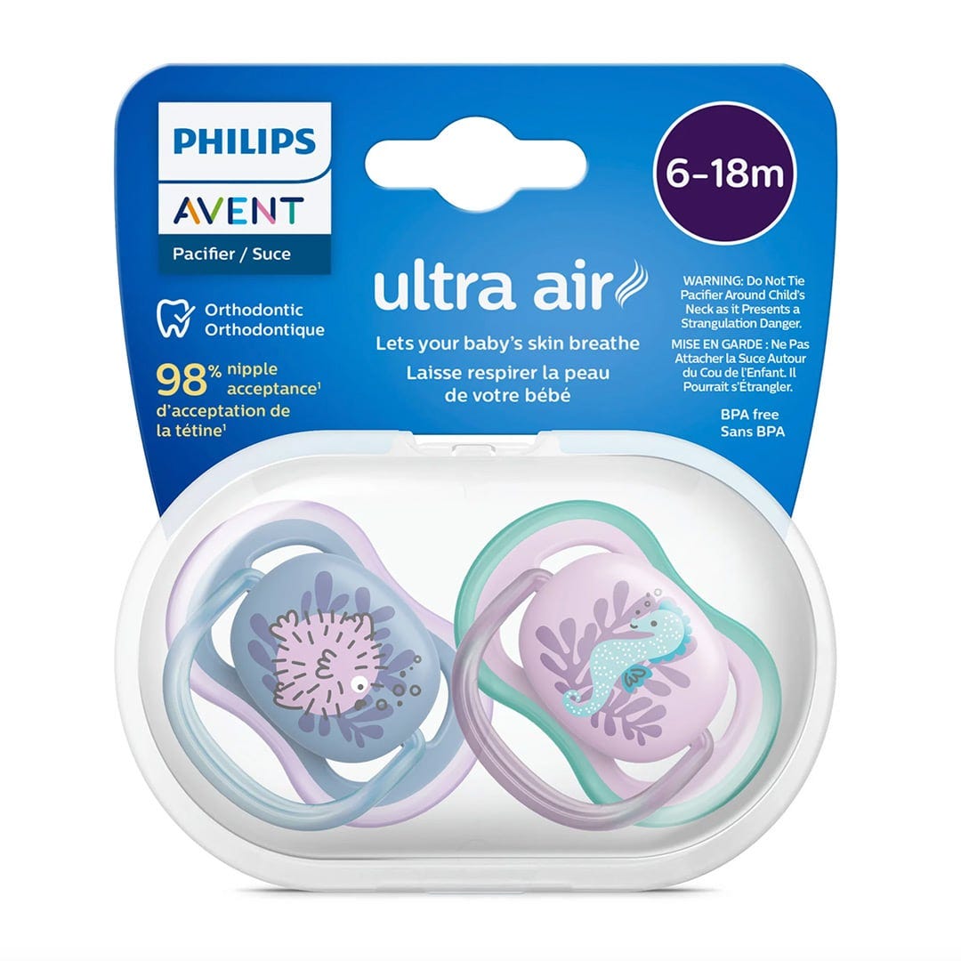 Suce Ultra Air 6-18 mois Poisson-globe / Hippocampe (2) - Philips