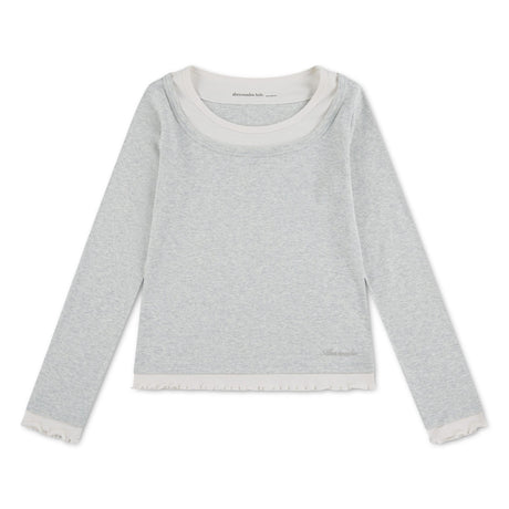 T-shirt 2fer 5-18ans-Abercrombie Kids-Gris-7-8-A&F-43AW11-GH3-CLÉMENT