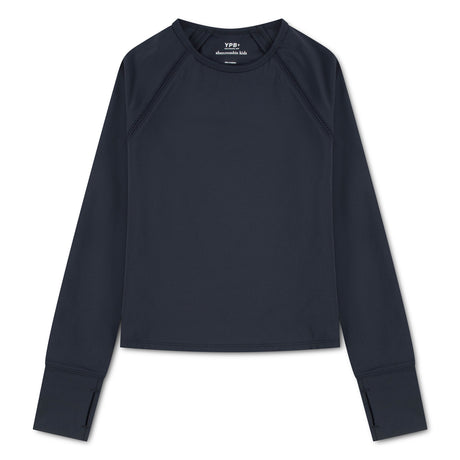 T-shirt Raglan Ypb 5-18ans-Abercrombie Kids-Noir-7-8-A&F-43AW61-K0I-CLÉMENT