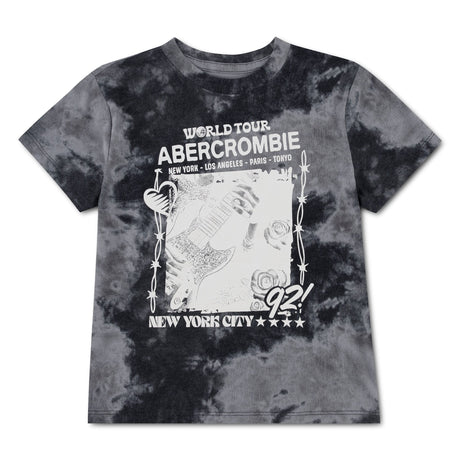 T-shirt Y2k Rock Classic 5-18ans-Abercrombie Kids-Noir-7-8-A&F-43CG10-K94-CLÉMENT