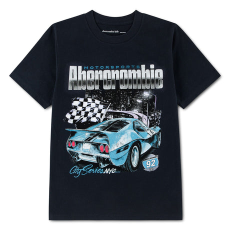 T-shirt City Car 5-18ans-Abercrombie Kids-Noir-7-8-A&F-93AY98-K94-CLÉMENT
