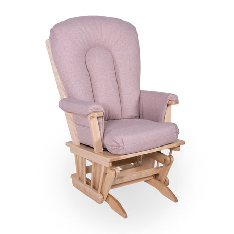 Chaise Berçante Bois - Naturel- Tissus sur commande spéciale-Goberce-Prelude 067-GBE-B45-CHAISE-NATUREL-CLÉMENT