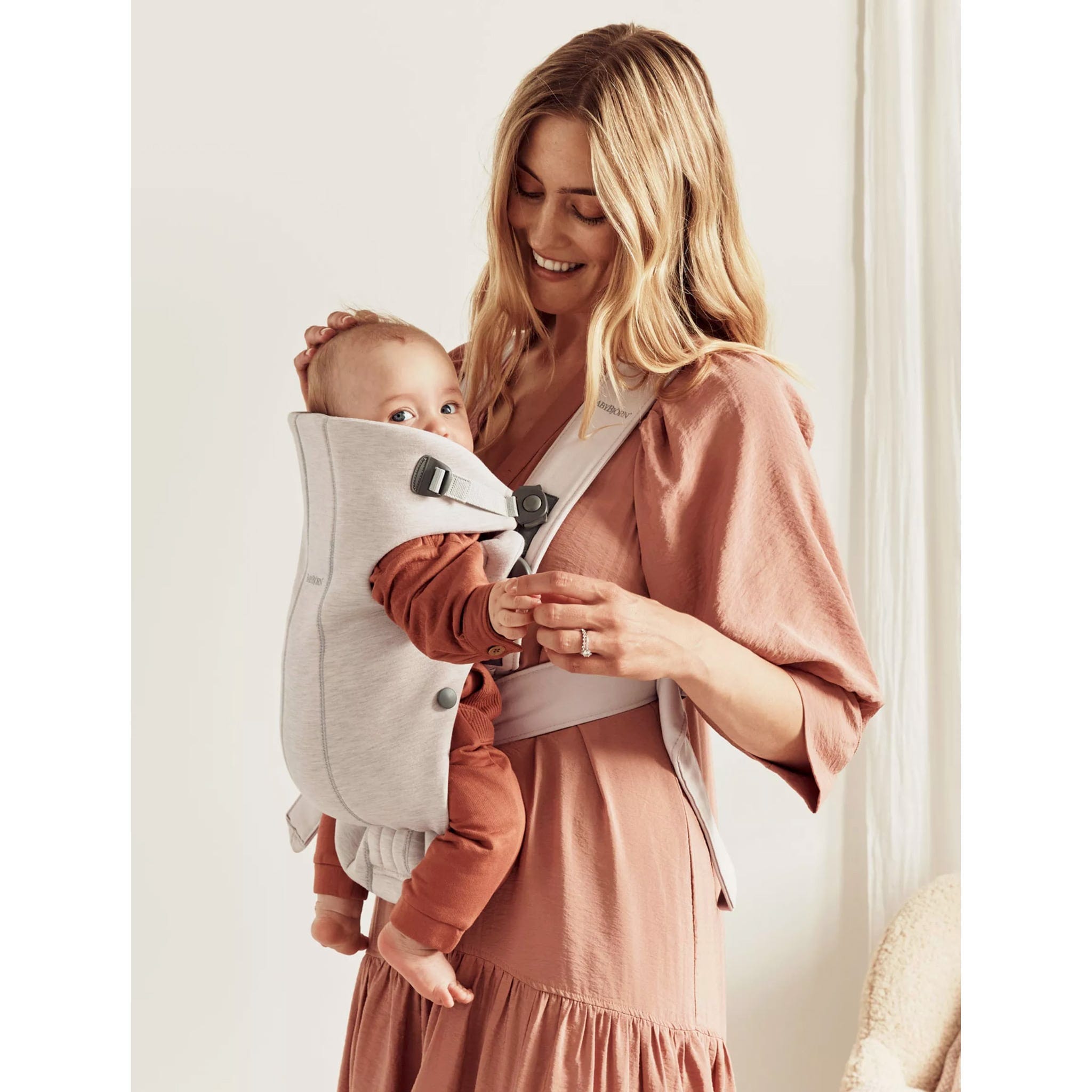 Porte-Bébé Mini 3D Jersey - Beige - Babybjorn – CLÉMENT