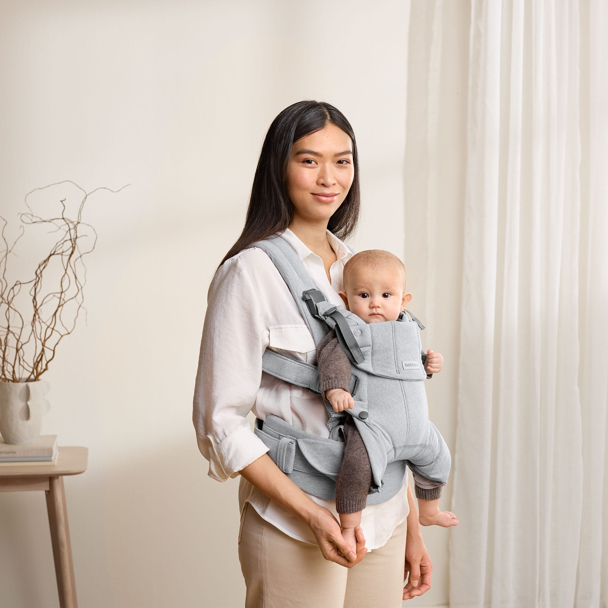 Baby Carrier Harmony Woven - Light Gray Melange – CLÉMENT