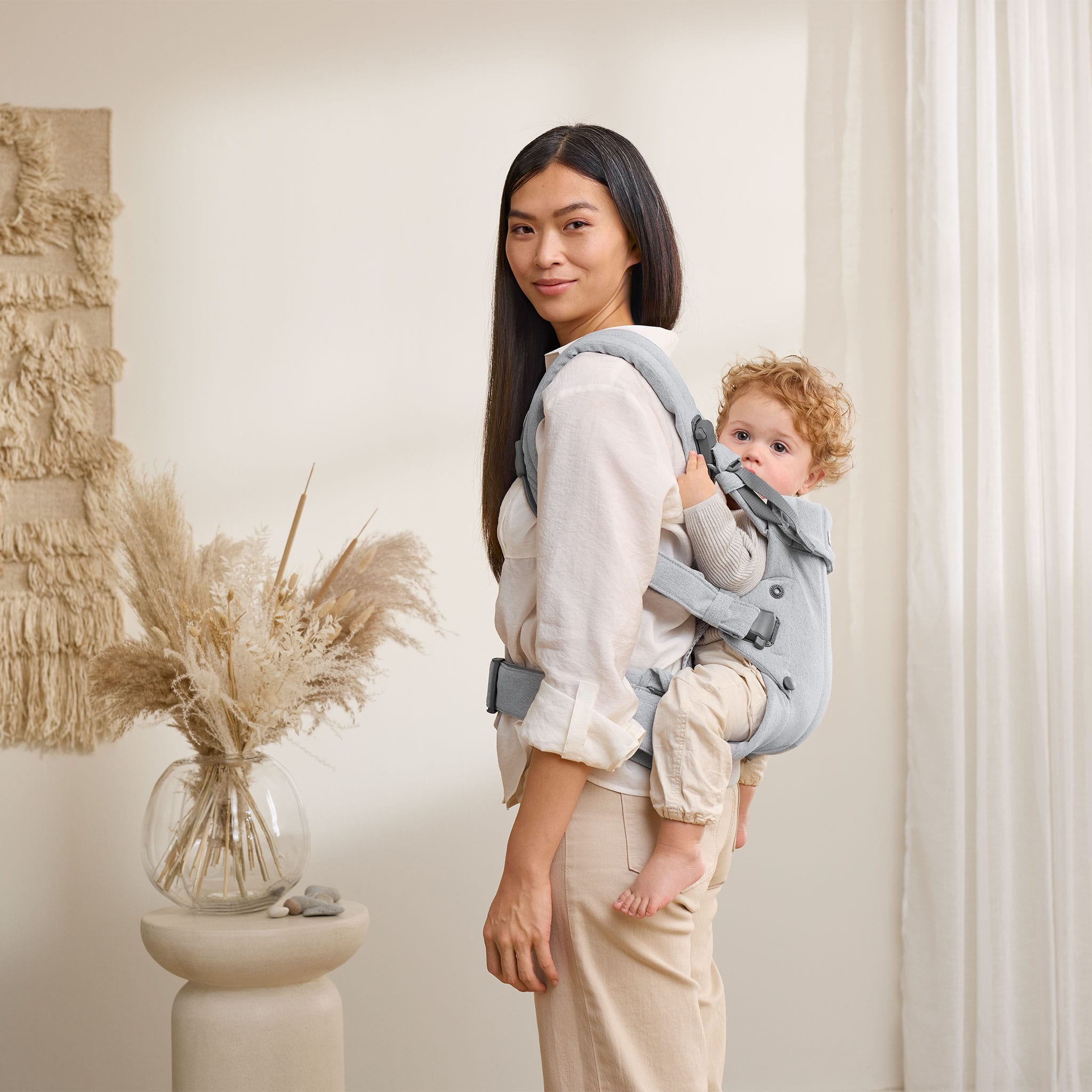 Baby Carrier Harmony Woven - Light Gray Melange – CLÉMENT