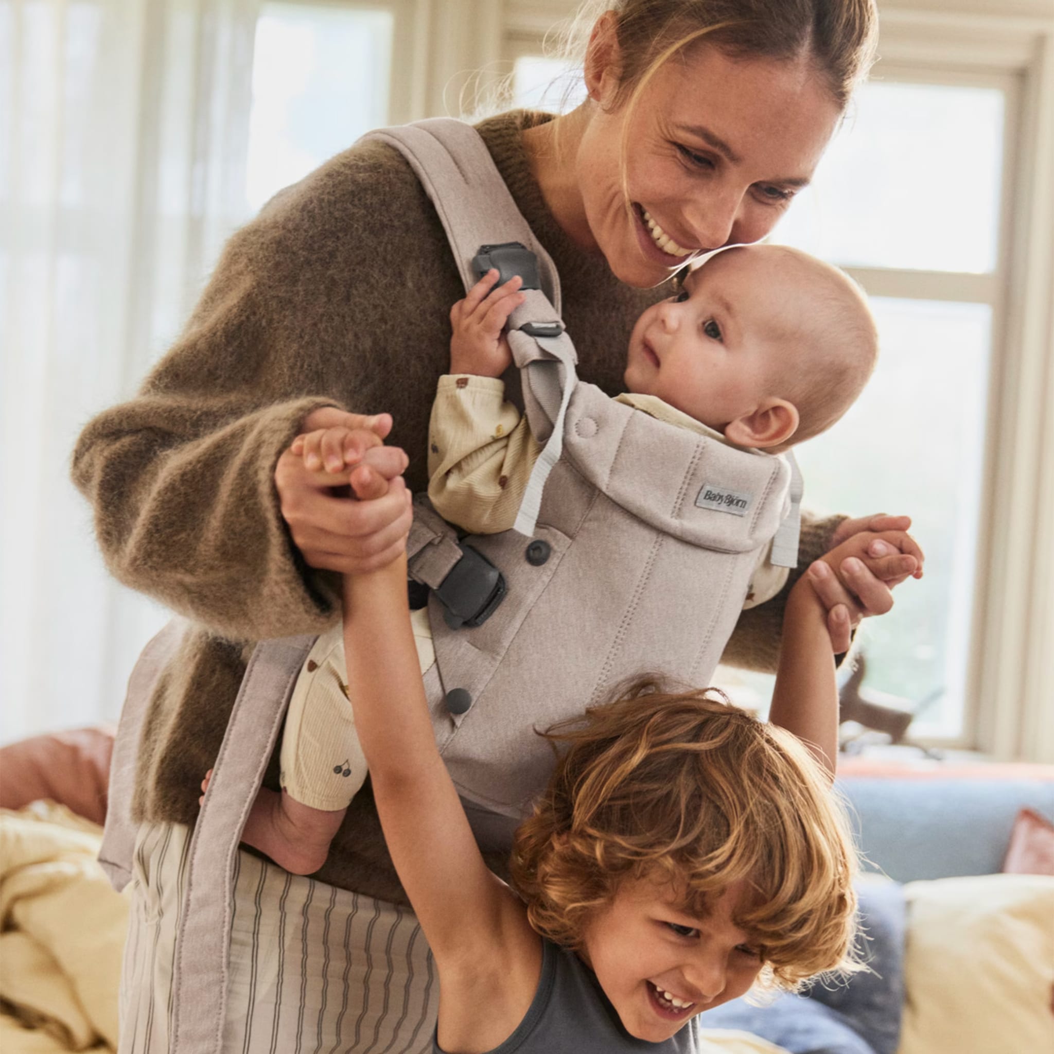 Baby Carrier Harmony - Light Beige – CLÉMENT