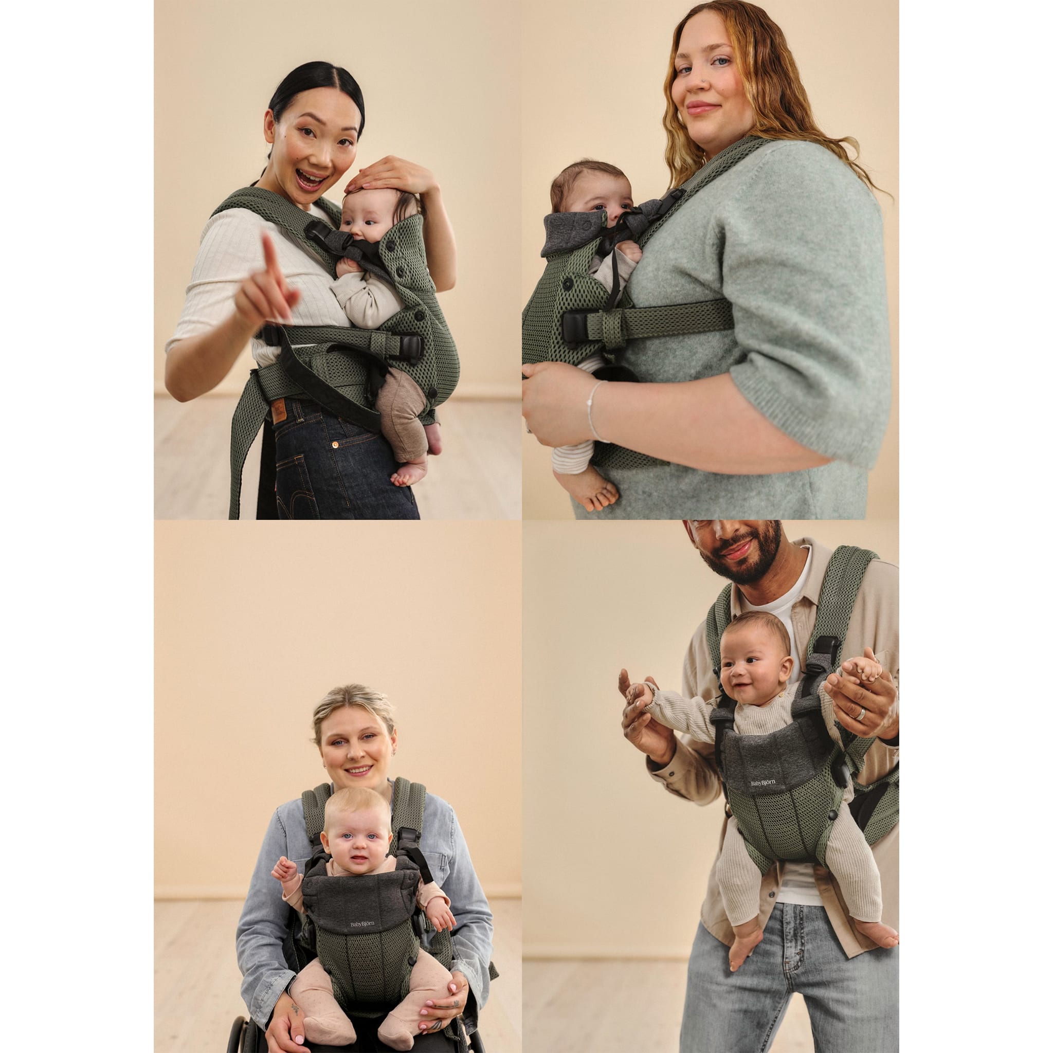 Baby Carrier Harmony - Light Beige – CLÉMENT