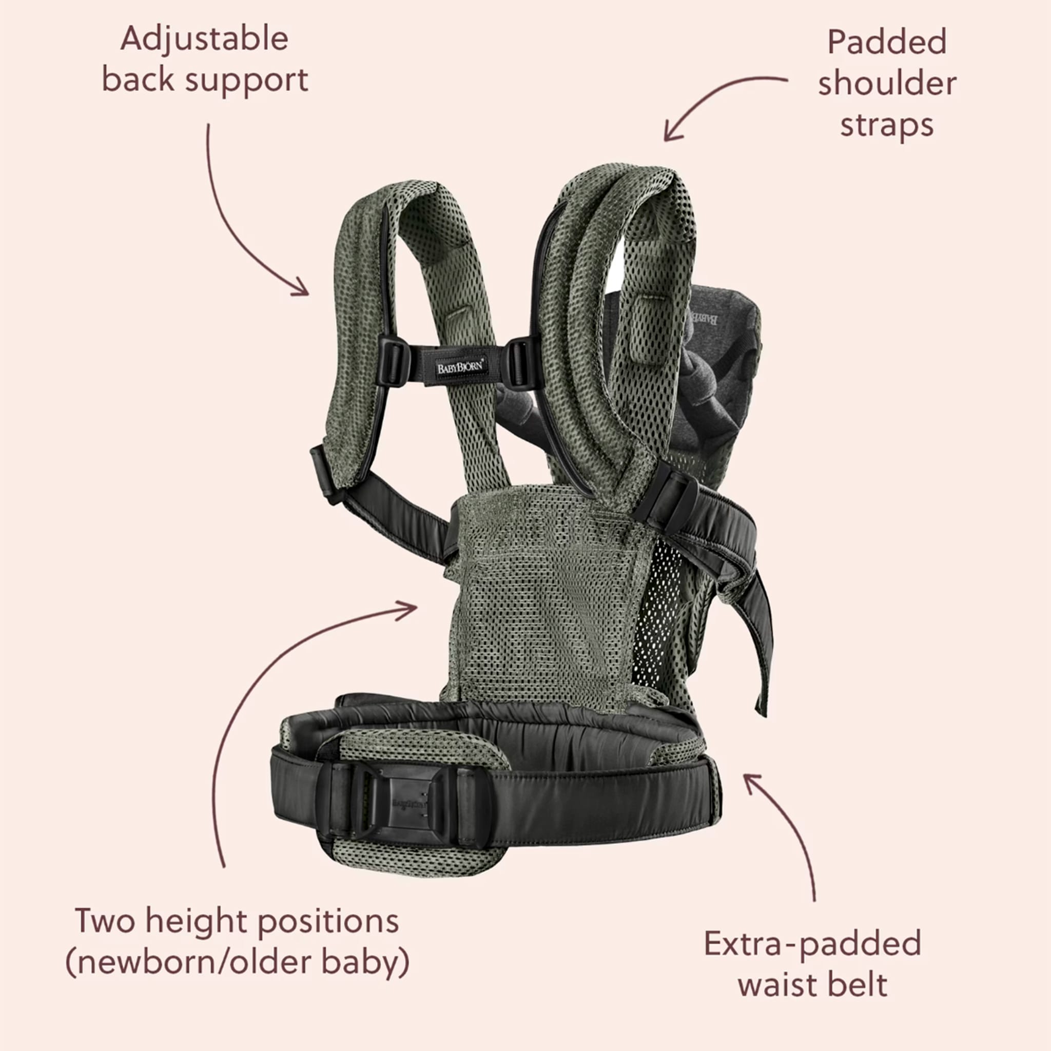Baby Carrier Harmony - Black – CLÉMENT
