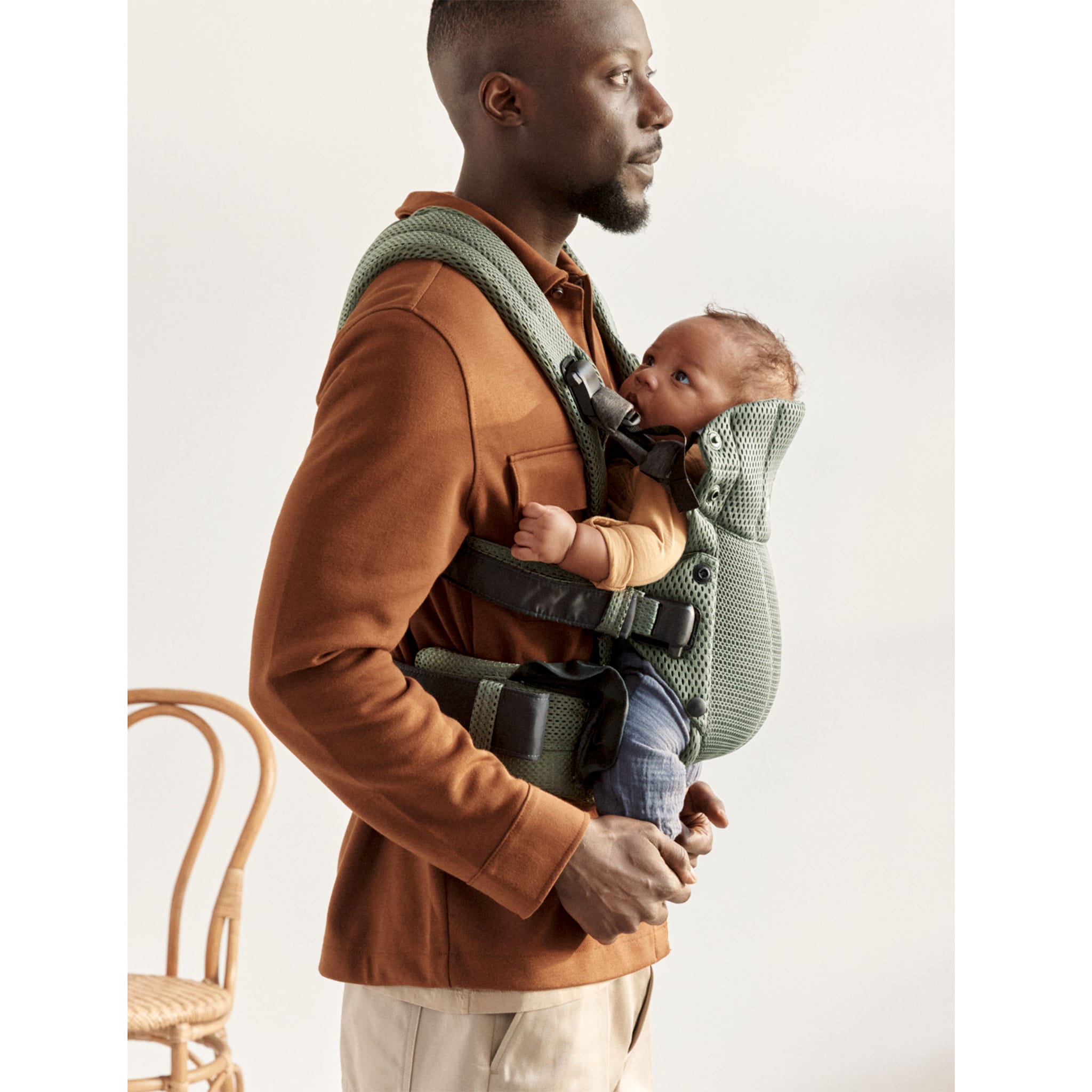 （momo8）BABYBJÖRN Baby Carrier Harmony Porte-Bébé Harmony - Vert Foncé 3D mesh - Babybjorn – CLÉMENT