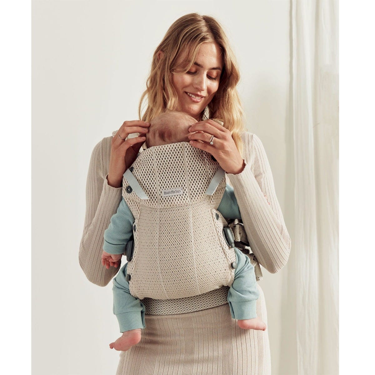 Porte-Bébé Harmony - Crème 3D mesh - Babybjorn – CLÉMENT
