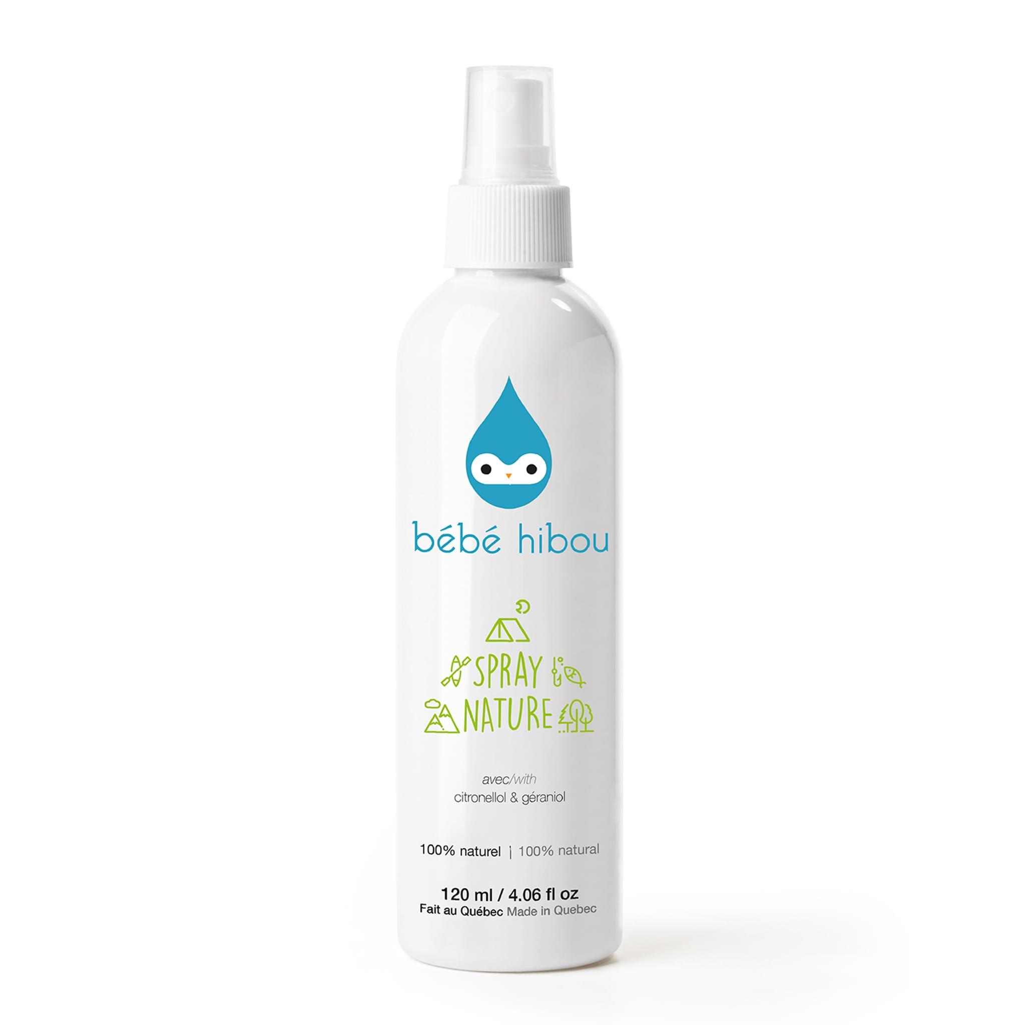 Spray Nature Bébé Hibou - Chasse Moustique - Bebe hibou – CLÉMENT