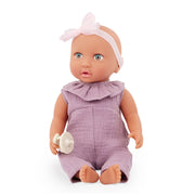 Poupée Nouveau-née avec Tenue Une-Pièce Lilas-Babi-BBI-024LBY7295-CLÉMENT