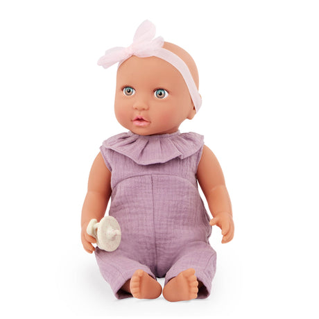 Poupée Nouveau-née avec Tenue Une-Pièce Lilas-Babi-BBI-024LBY7295-CLÉMENT