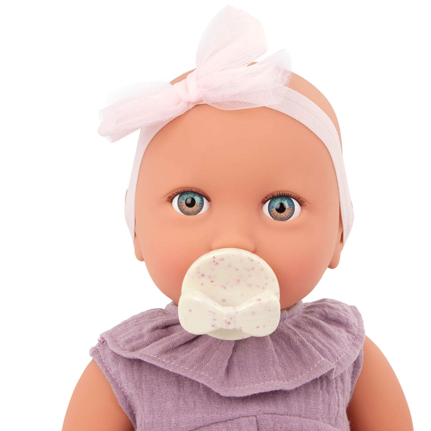 Poupée Nouveau-née avec Tenue Une-Pièce Lilas-Babi-BBI-024LBY7295-CLÉMENT