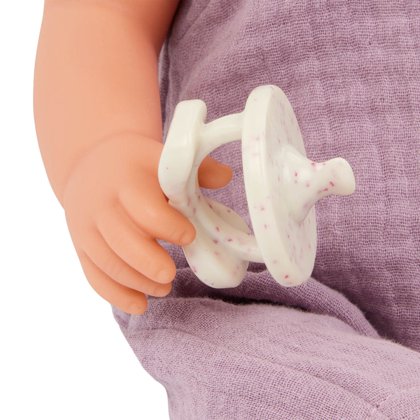 Poupée Nouveau-née avec Tenue Une-Pièce Lilas-Babi-BBI-024LBY7295-CLÉMENT