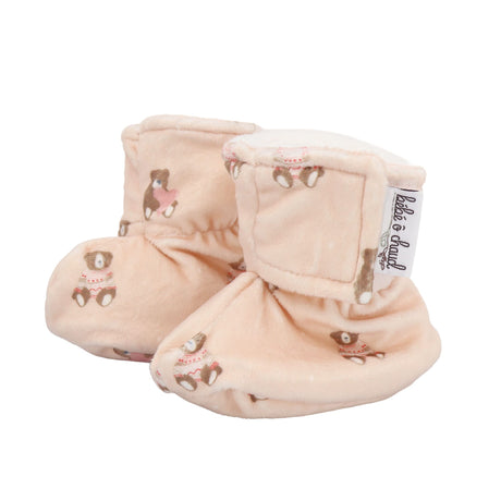 Pantoufle Velux Ourson 0-6mois-Bebe O Chaud-Rose-0-3 m-BBO-OURSON-1-CLÉMENT