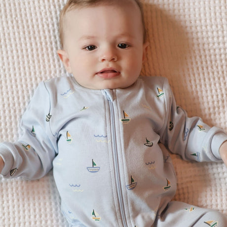 Sailor Boat Pajamas 0-30m