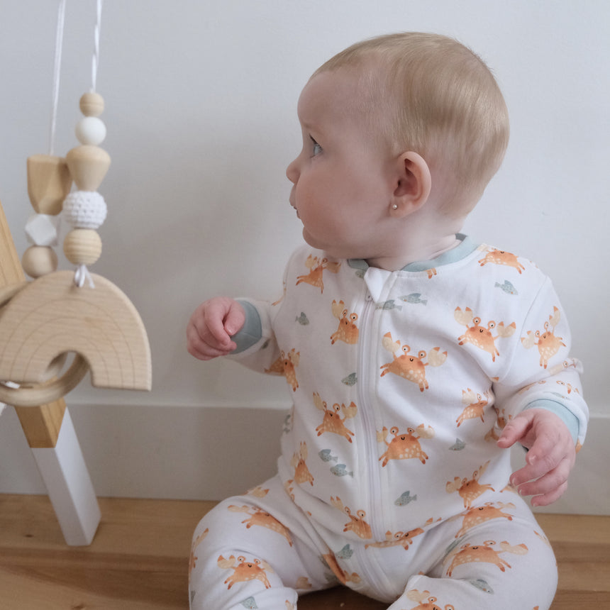 Pyjama Crabes Océan 0-30mois – CLÉMENT