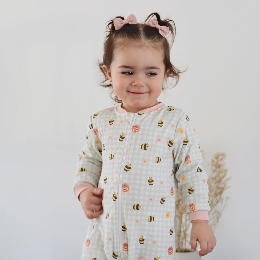 Pyjama Vichy Marguerites 0-30mois-Bebe Confort-BC2-1261732C-CLÉMENT