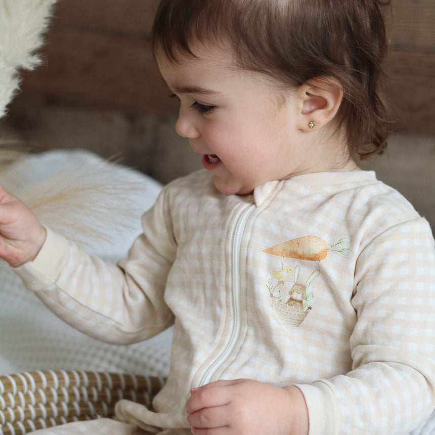 Pyjama Vichy Lapins 0-30mois-Bebe Confort-BC2-1267710C-CLÉMENT