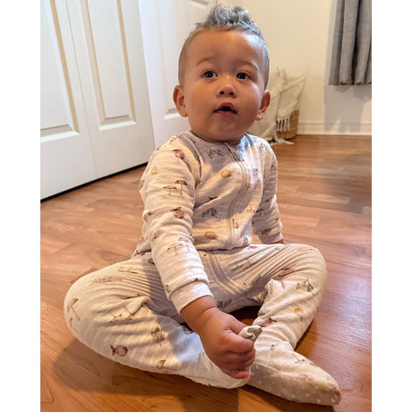 Autumn Striped Pajamas 0-30m