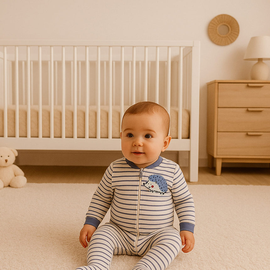 Pyjama Rayé Hérissons 0-30mois