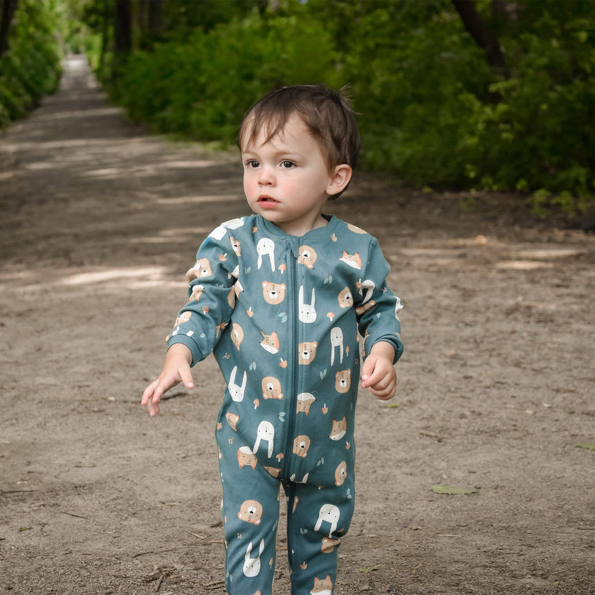Leaves Animals Pajamas 0-30m