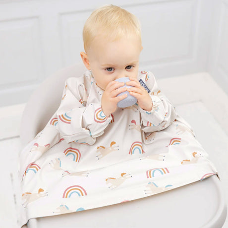 Bavoir Manches Longues - Licorne-Bibado-BDO-BIB513R-CLÉMENT