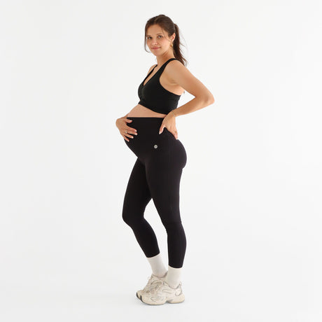 Legging Athlétique Noir-Bella Maternite-BEA-1268859C-CLÉMENT