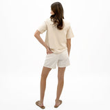 Ivory Maternity Denim Shorts