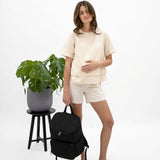 Ivory Maternity Denim Shorts