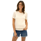 T-shirt Allaitement Ivoire-Bella Maternite-BEA-1268865C-IVO-CLÉMENT
