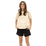 Short Maternité Lin Noir-Bella Maternite-Noir-XS-BEA-1268874C-NOI-CLÉMENT