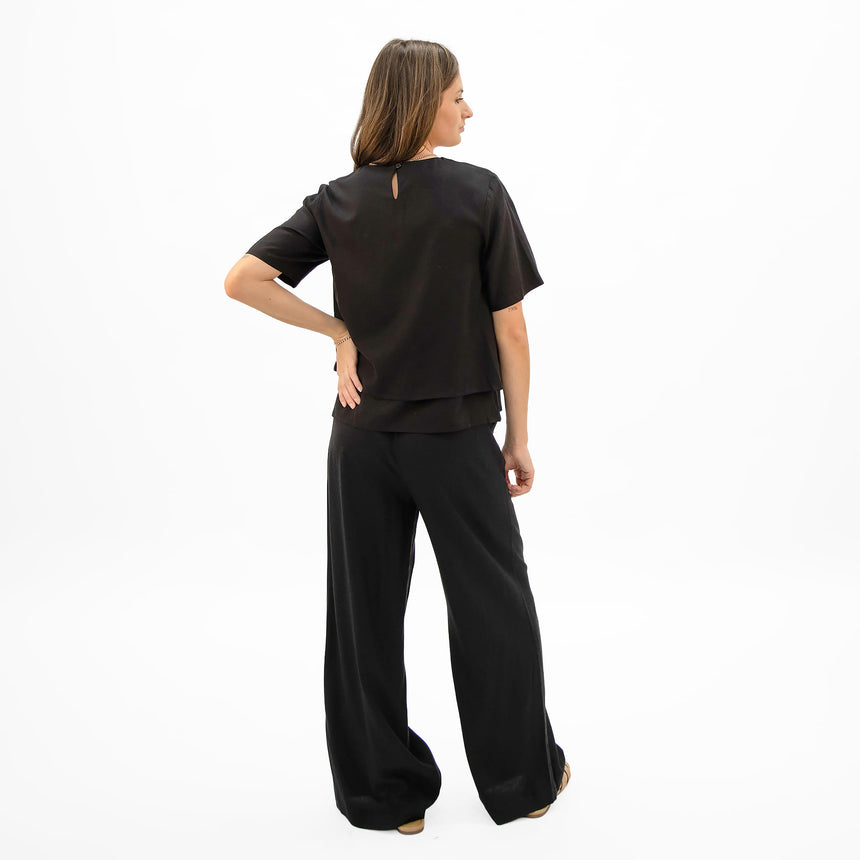 Pantalon Maternité Lin Noir-Bella Maternite-BEA-1268875C-NOI-CLÉMENT
