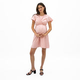 Robe Maternité Rose-Bella Maternite-BEA-1268882C-ROS-CLÉMENT