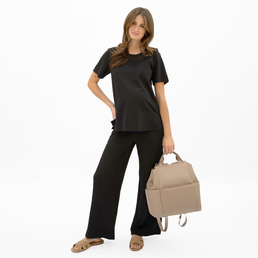 T-shirt Noir-Bella Maternite-BEA-1268884C-CLÉMENT