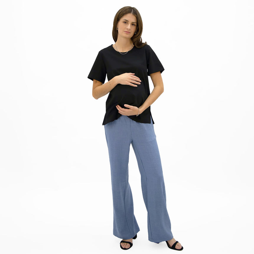 T-shirt Noir-Bella Maternite-BEA-1268884C-CLÉMENT